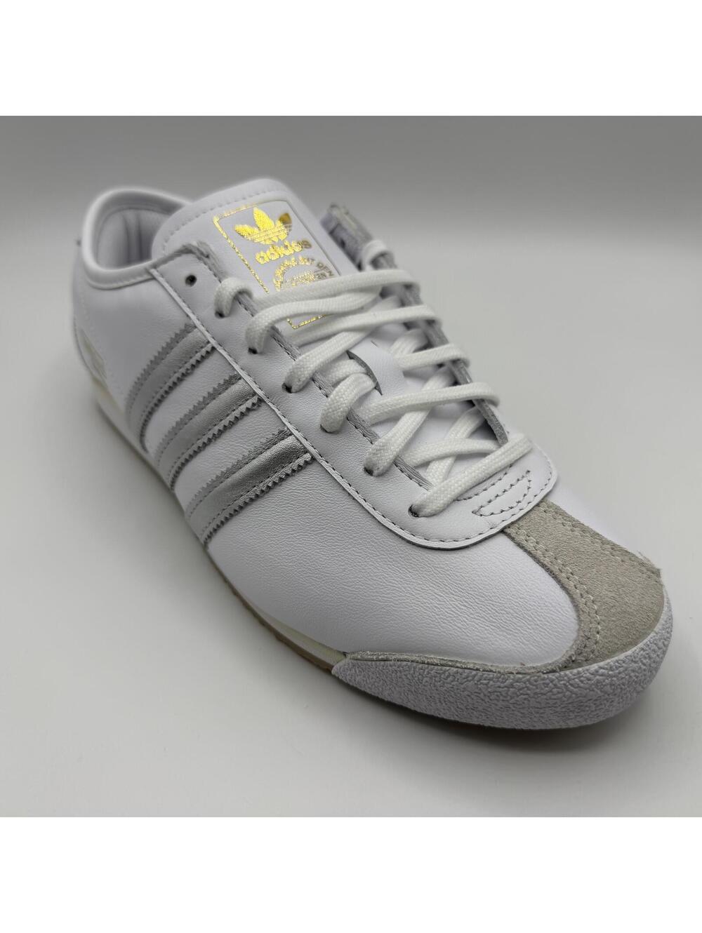 adidas Originals Italia 70s White Silver Metallic JQ9070 Women Size 10 - Picture 14 of 16